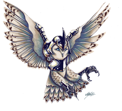 Jan - Armored Owl (400x400), Png Download