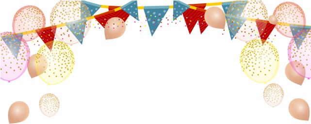 Children Party Decoration Background, Balloons, Party, - พื้น หลัง งาน เลี้ยง (640x640), Png Download