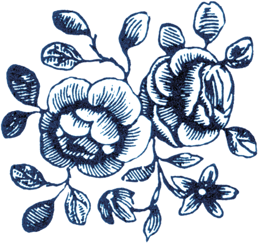 Cartolina Blooms - Tattly Temporary Tattoos Nautical Set (690x690), Png Download