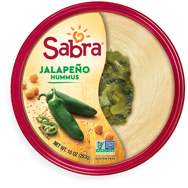 jalapeno Hummus - Sabra Classic Hummus (640x640), Png Download