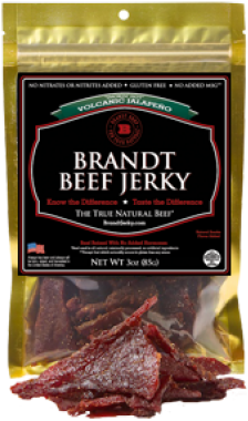 Volcanic Jalapeno Beef Jerky 3oz Bags - Bag (300x400), Png Download