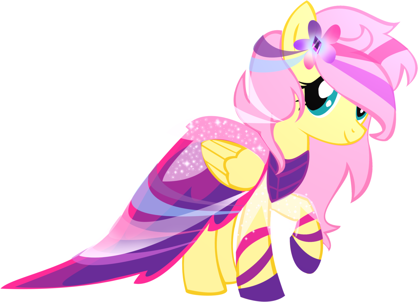 Fluttershy Images Party Time Fluttershy Hd Wallpaper - My Little Pony In Dresses (1600x1009), Png Download