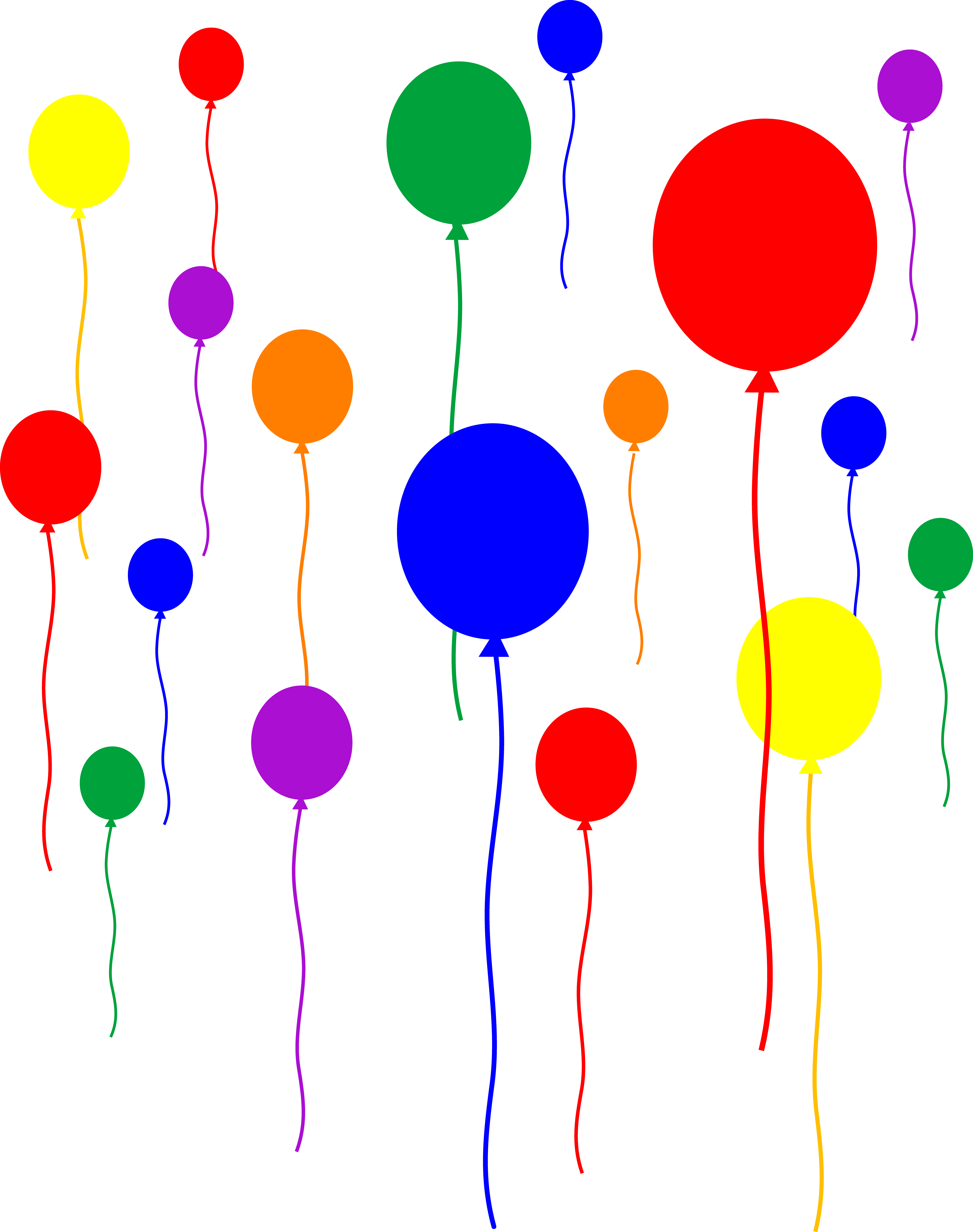 Party Background Clipart 3 By William - Birthday Clipart No Background (5847x7402), Png Download
