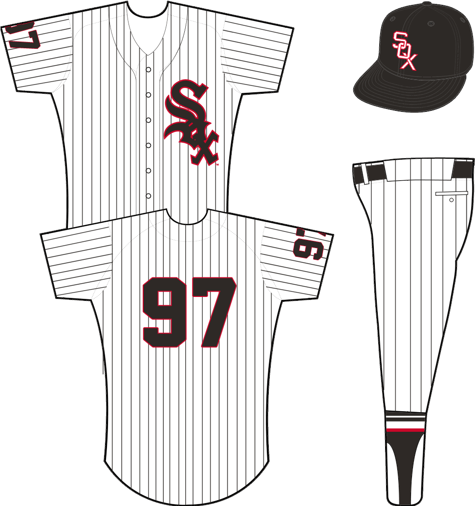 Chicago White Stockings - Washington Senators Uniforms (1000x1035), Png Download