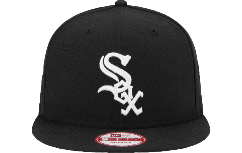 Chicago White Sox Cap Black - New Era 9fifty Chicago White Sox Baycik Snapback Team (940x596), Png Download