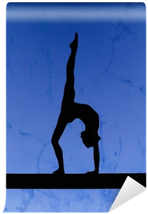Gymnastics Silhouette (400x400), Png Download