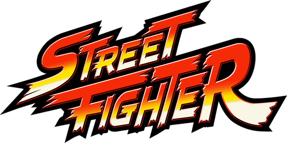 Original Street Fighter Logo (1000x499), Png Download