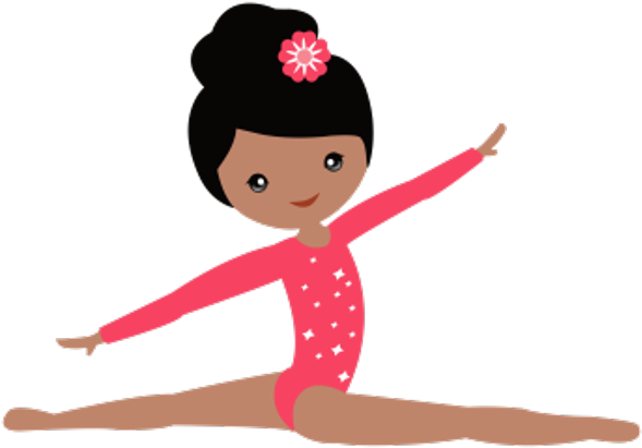 North Carolina Women's Usa Gym - Clip Art Gymnastics (600x600), Png Download