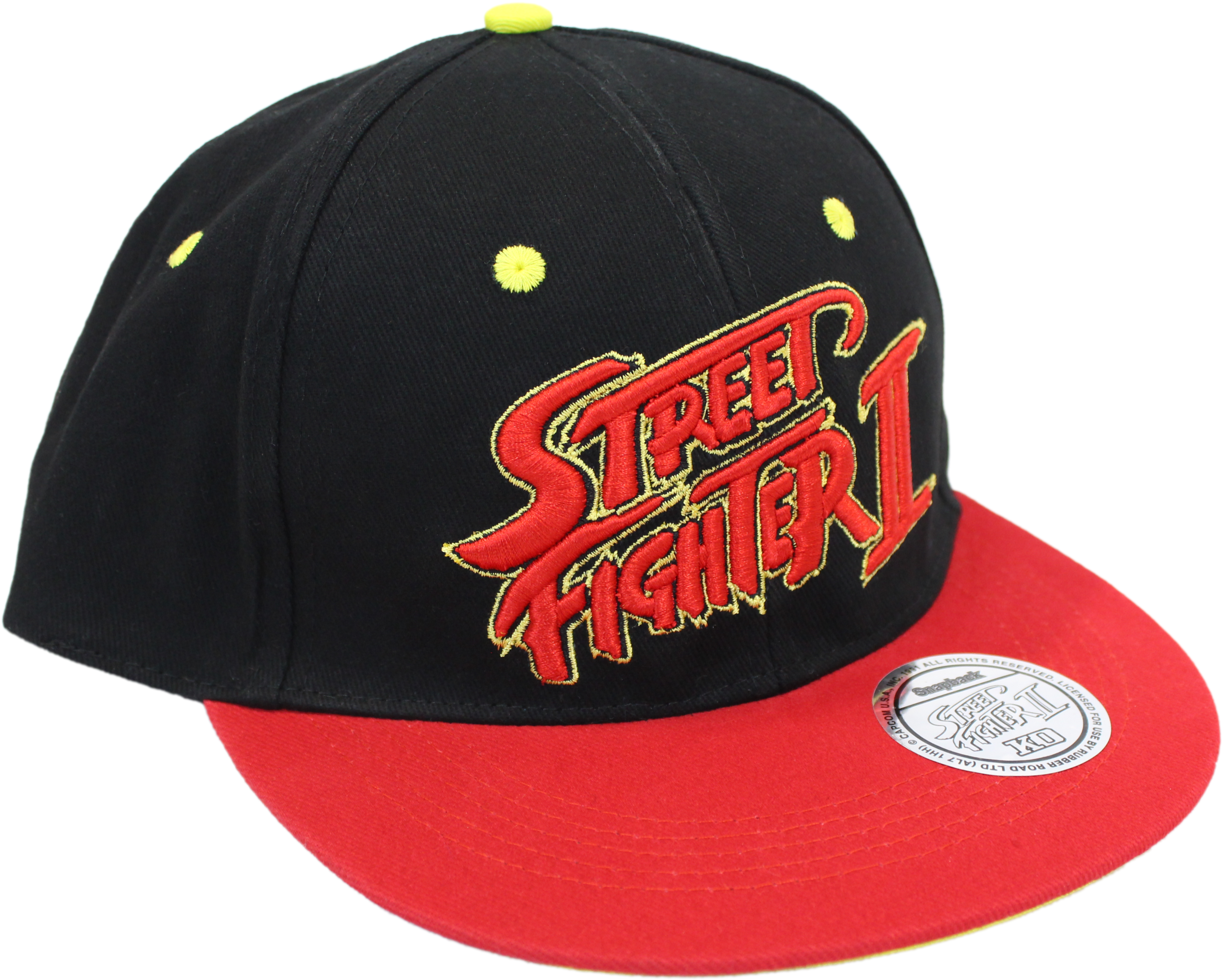 Become A Capcom Champ And Get Some Retro Street Fighter - Street Fighter Classic Logo Snapback Black Cap (4653x3102), Png Download