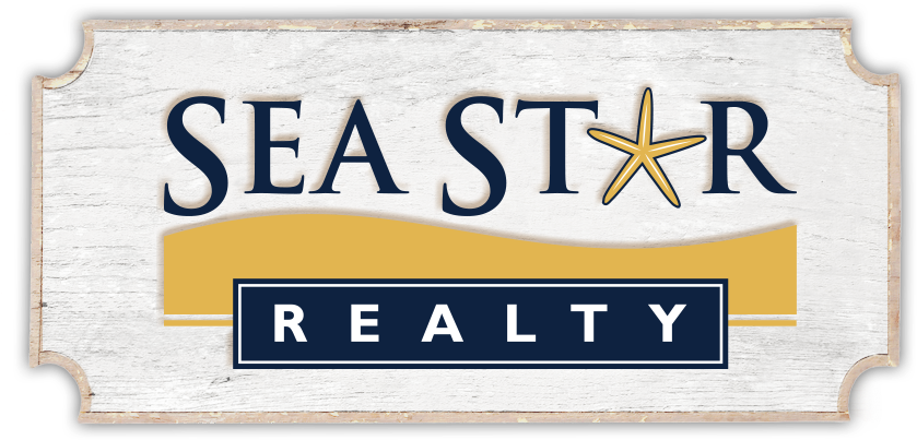 Sea Star Realty - Signage (850x402), Png Download