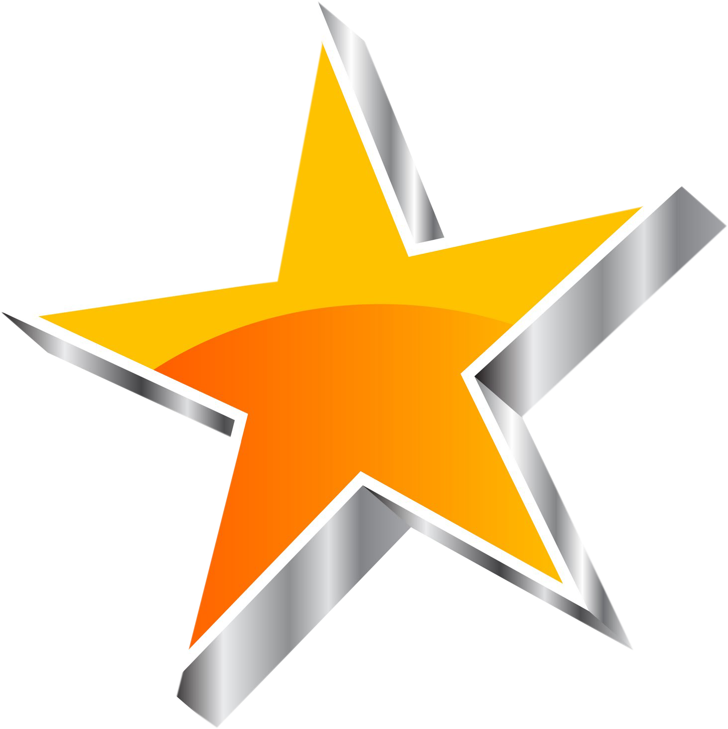 Sea Star Clipart - Star Vector (1600x1600), Png Download