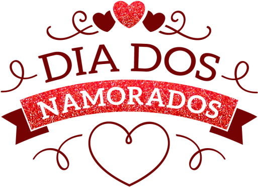 Dia Dos Namorados Greeting Card With Text And Hearts, - Valentine's Day (640x640), Png Download