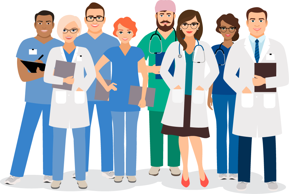 Medco Services Is A Leading Healthcare Service Provider - Healthcare Team Png (983x661), Png Download