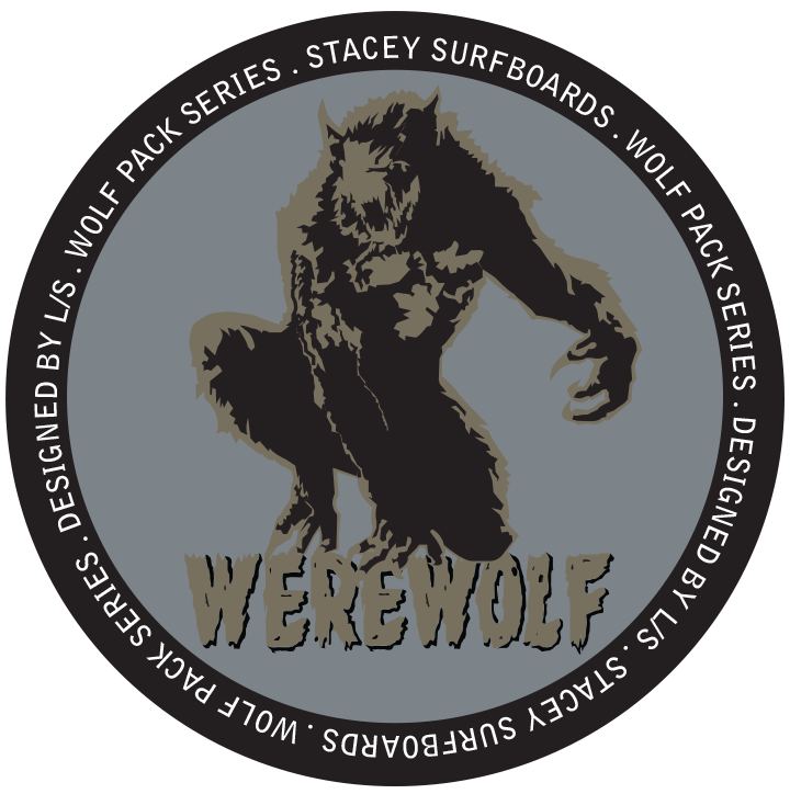 Stacey Surfboards - Werewolf Step-up - Step Up (720x724), Png Download