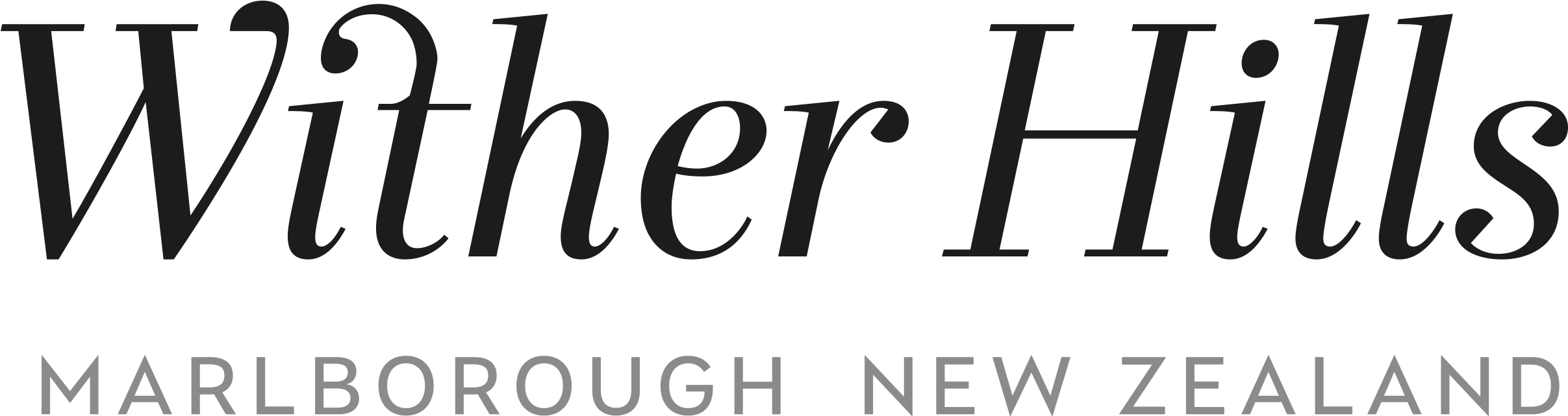 Wither Hills Logo - Wither Hills Rose Of Pinot Noir (2649x876), Png Download