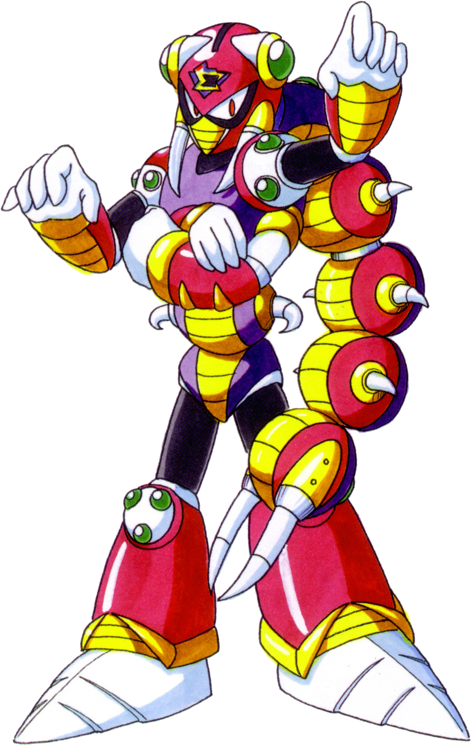 Mega Man X2 Helmet Upgrade - Mega Man Magna Centipede (750x950), Png Download