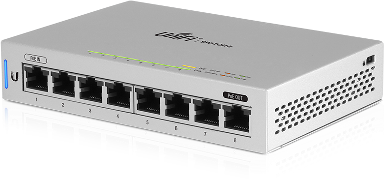 Us 8 1 - Unifi Switch 8 60w (800x800), Png Download