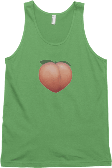 Peach Emoji Tank Top Swish Embassy - Classic Tank Top (600x600), Png Download
