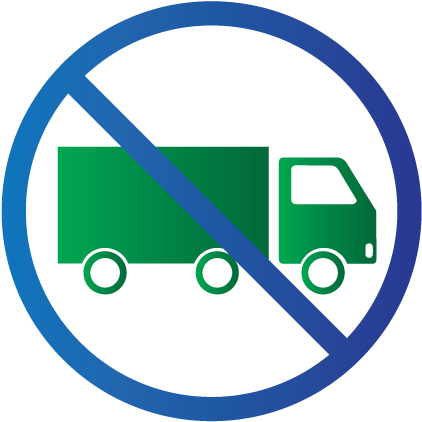 Easy / No Logistics - No Vehicle Access Sign (600x600), Png Download