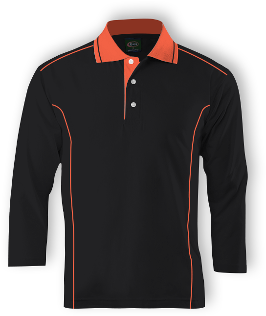 Enzo 2521 Polo With Piping Design Long Sleeve - Купити Зимову Куртку Чоловічу (800x800), Png Download