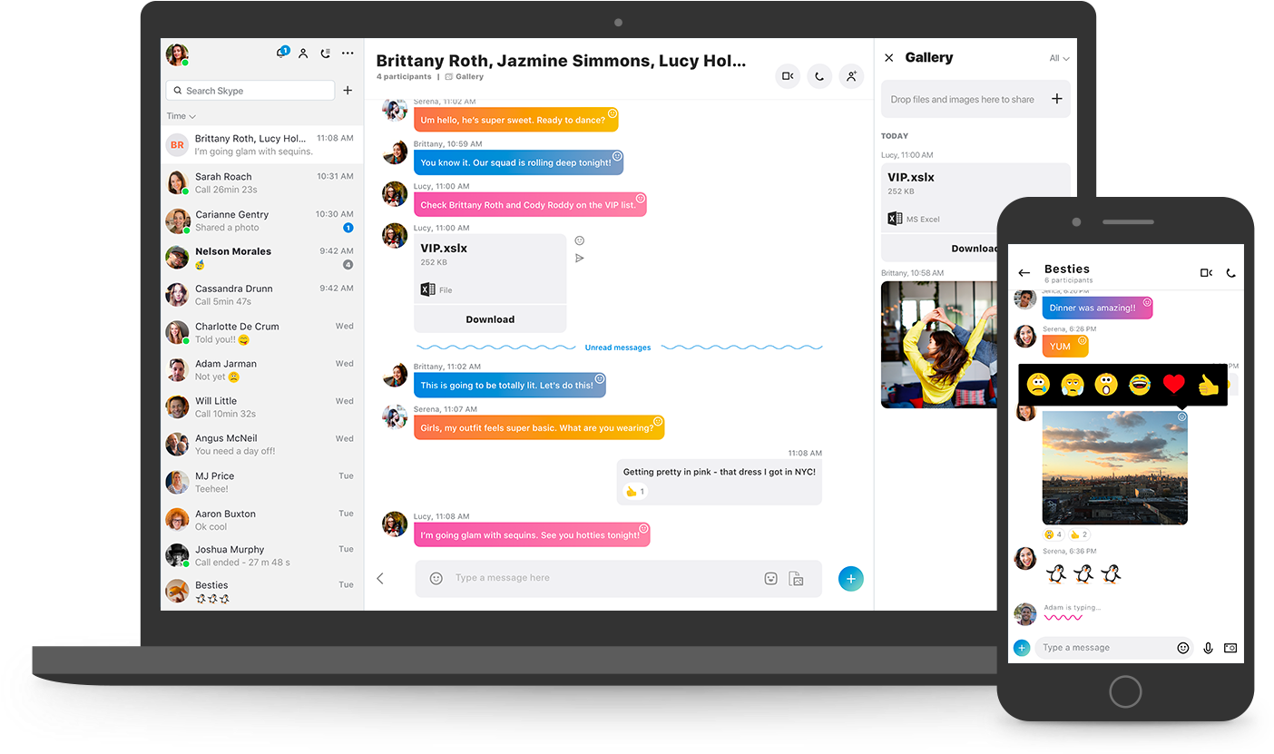 Insiderhubimages - Skype For Windows (1782x846), Png Download