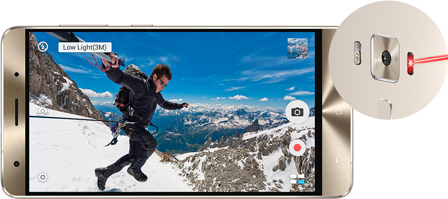 With Both Optical And Electronic Image Stabilization - New Asus Zen Fone 3 Deluxe 5.5" 4gb 64gb Dual Sim Cell (1000x440), Png Download