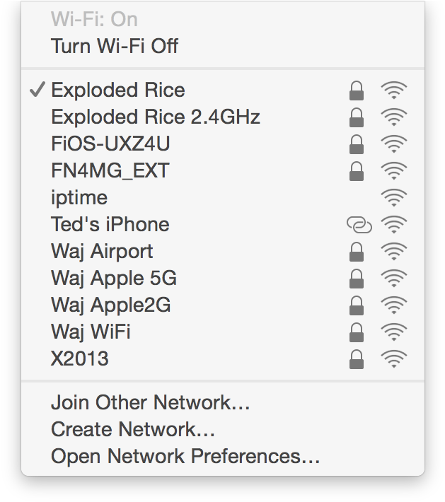 Wi-fi Network Selection Dropdown In Os X - Wireless (638x740), Png Download