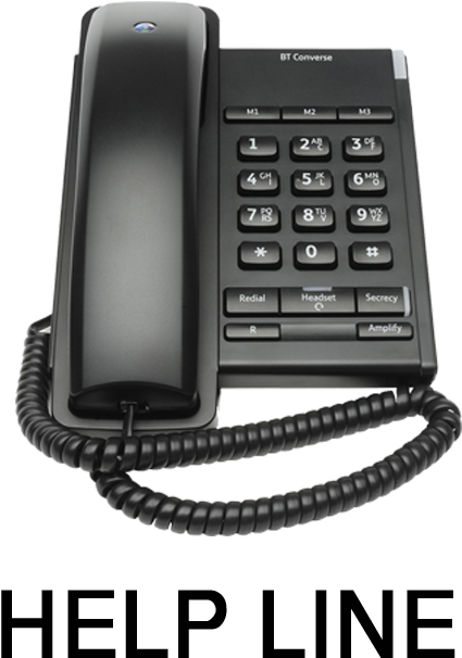 For Product Description Hover And Click Images - Bt Converse 2300 Corded Phone - Black (662x616), Png Download