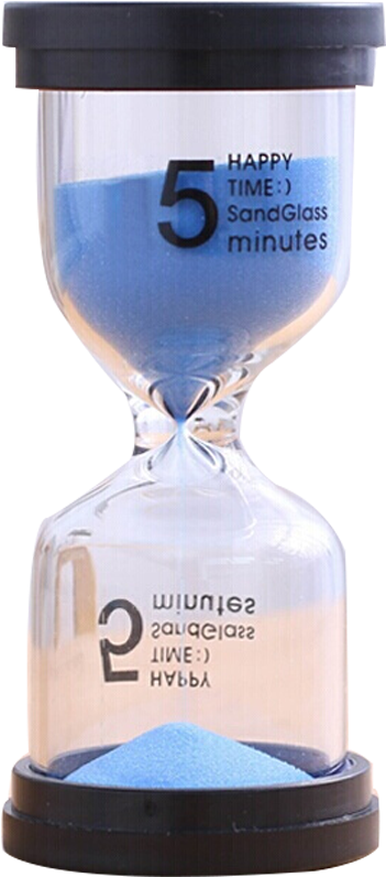 Capriccio Valentine's Day Gift Brush Hourglass Timer - Colourful Sand Timer Hourglass Sandglass Small Ornaments (800x800), Png Download