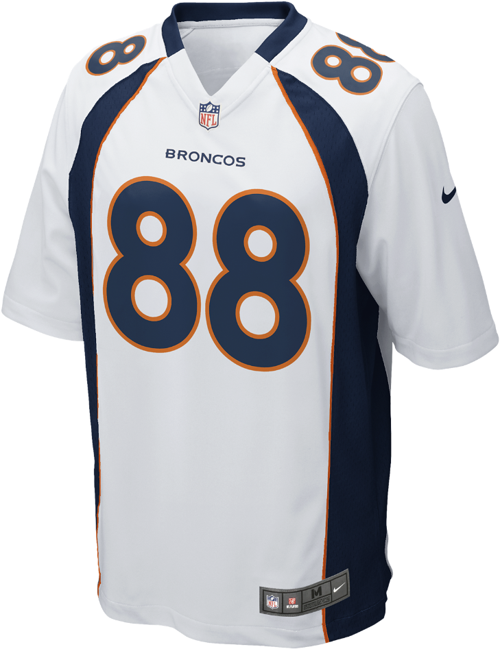 Nike Nfl Denver Broncos Men's Football Away Game Jersey - Denver Broncos Jersey (1000x1000), Png Download