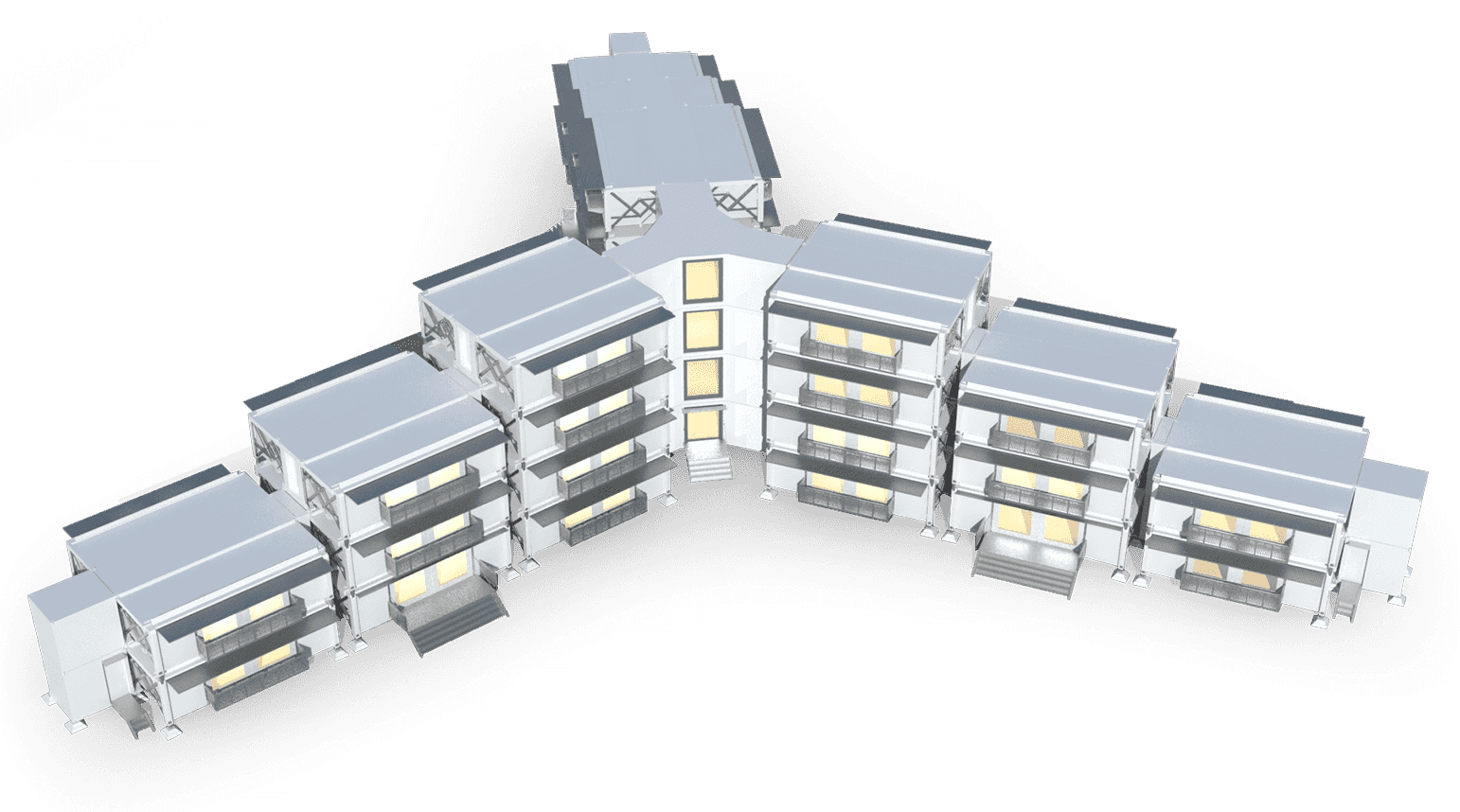 Ten Fold And The Mobile House Of The Future - Ten Fold Mobile House (1542x858), Png Download