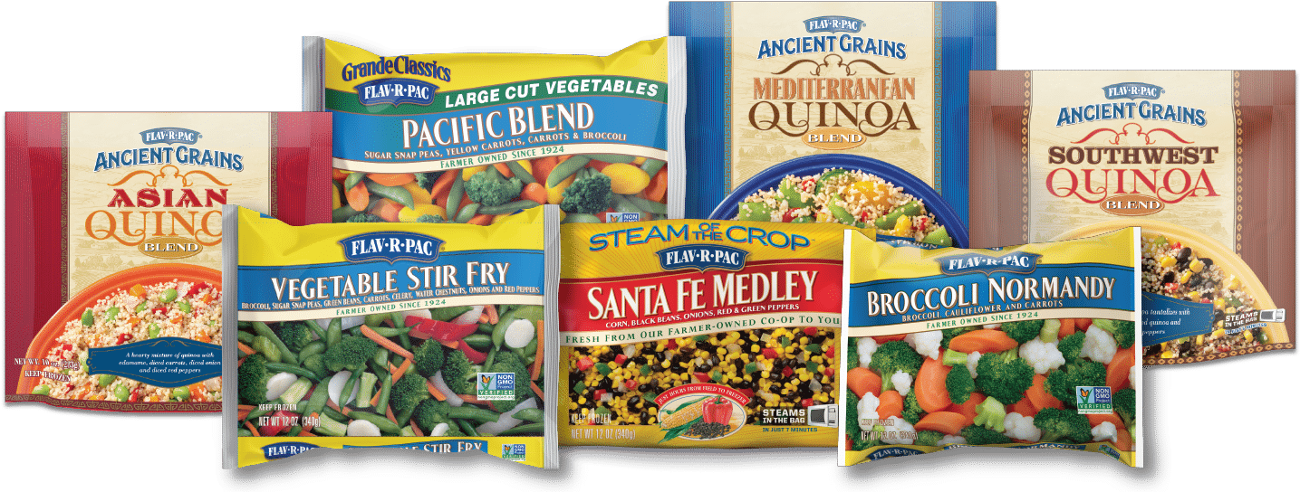 Norpac Home - Flav R Pac Stir Fry, Vegetable - 12 Oz (1559x635), Png Download