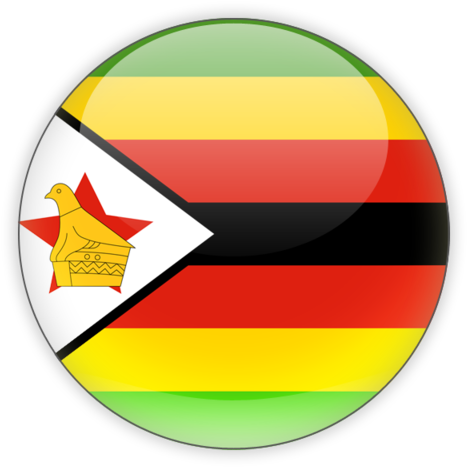 Download Flag Icon Of Zimbabwe At Png Format - Zimbabwe Flag Round Png (640x480), Png Download