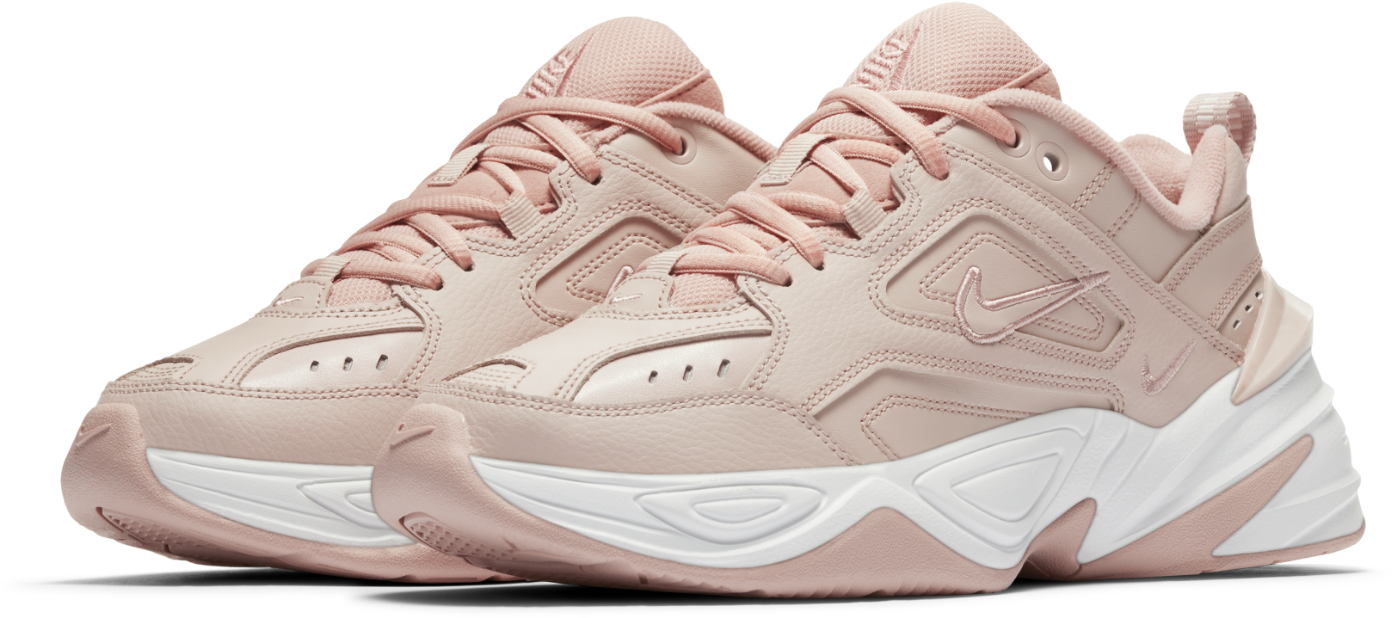 2 - Nike M2k Tekno Różowe (1600x1600), Png Download