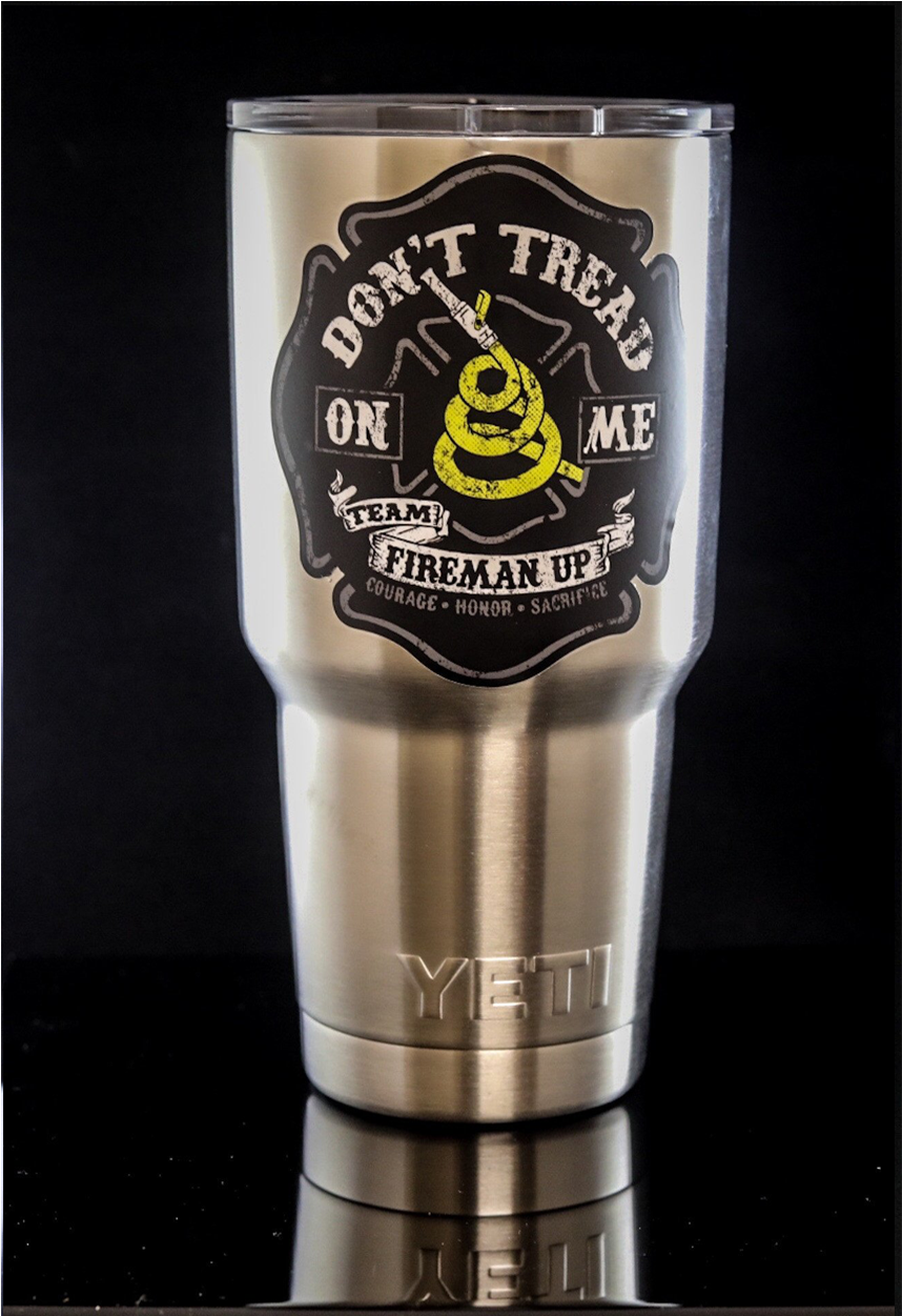Don't Tread On Me - Yeti Rambler Tumbler (1250x1250), Png Download