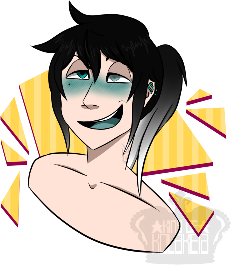 Androgynous Drawing Anime - Drawing (824x970), Png Download