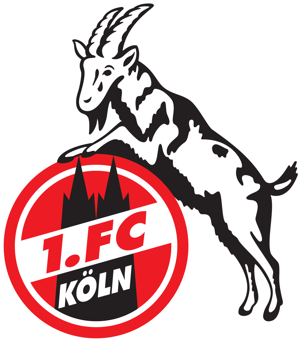 Fc Köln - Wikipedia - Fc Koln Logo (1200x1364), Png Download
