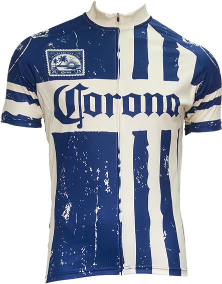 Corona Striped Cycling Jersey - Corona Extra Beer - 24 Pack, 12 Fl Oz Bottles (600x600), Png Download
