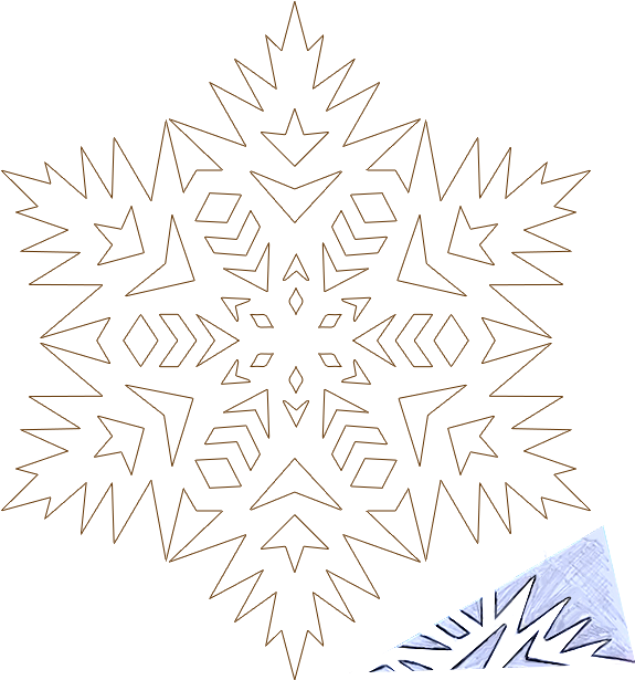 Click Here To Download Snowflake With Clear Background - Snowflake (640x640), Png Download