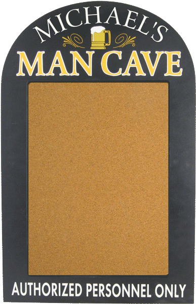 Man Cave Corkboard - Man Cave (600x600), Png Download
