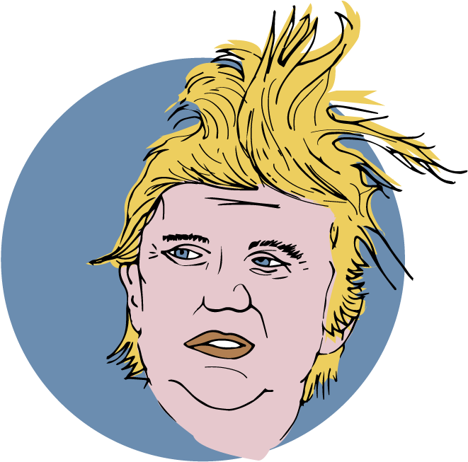 Tump-illustration - Voting (725x725), Png Download