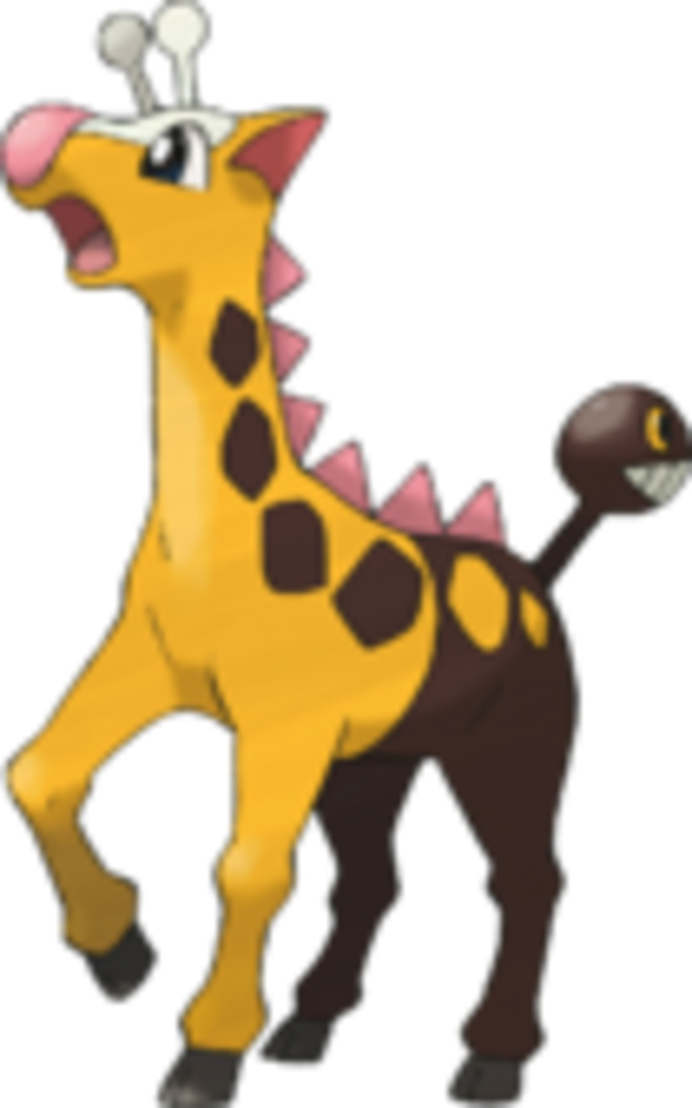Pokedex - Pokemon Girafarig Png (760x1216), Png Download