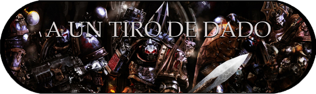 A Un Tiro De Dado - Warhammer 40,000 (1098x327), Png Download
