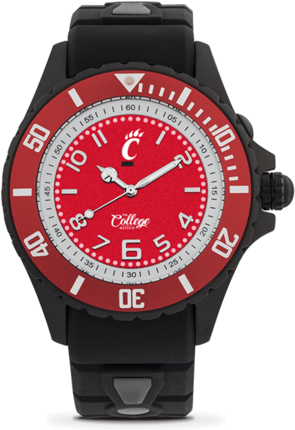 Cincinnati Bearcats Watch - Kyboe 2833311 Cincinnati Bearcats 40mm Stainless Steel (600x638), Png Download
