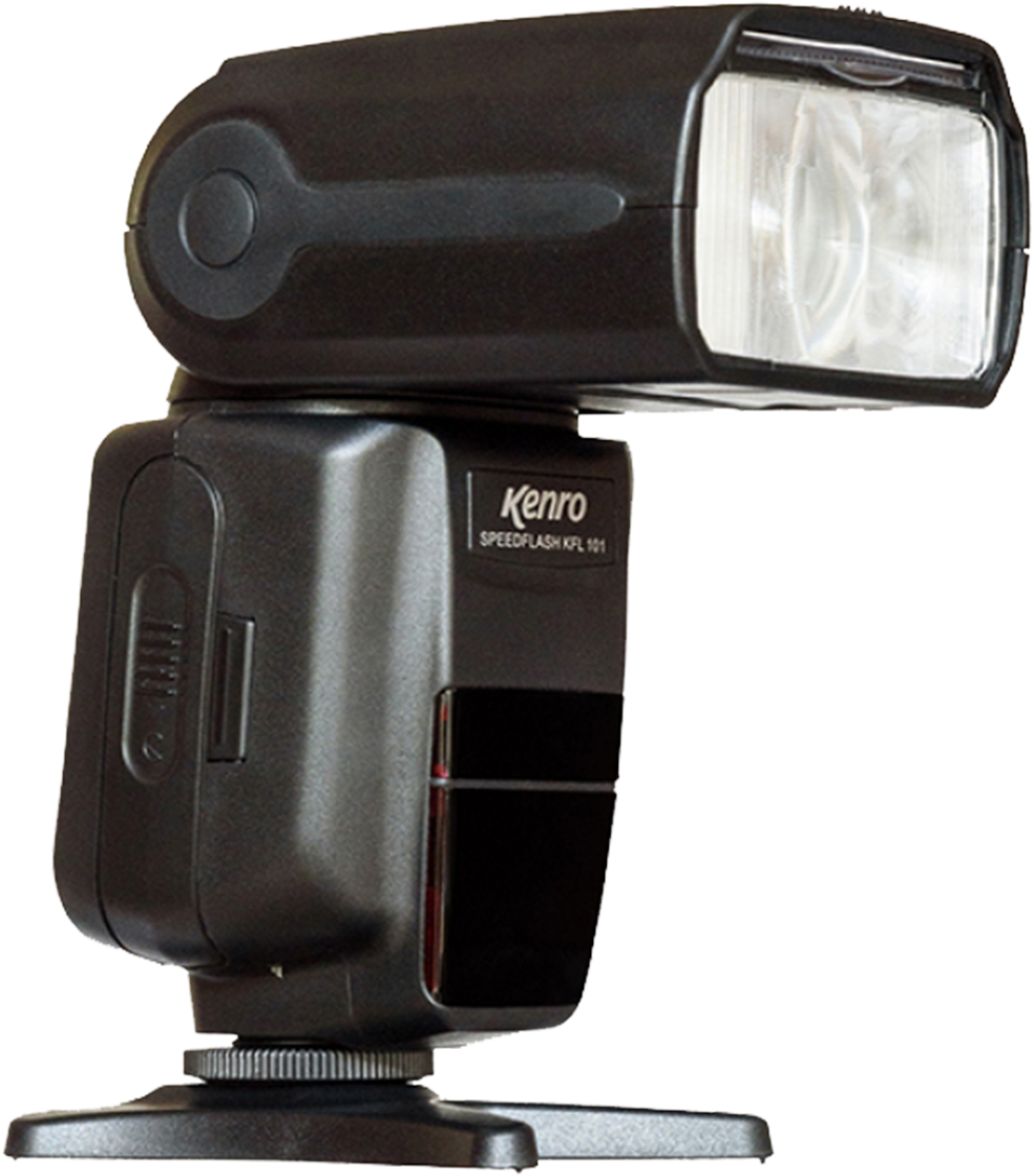 Kenro Kfl101 Speedflash Flashgun For Canon / Nikon (1600x1200), Png Download