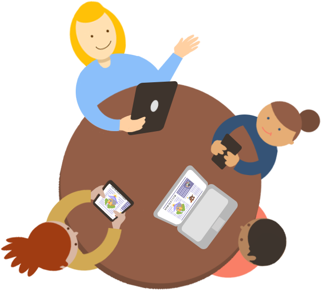 Get Inspired By Others - Illustration (800x667), Png Download