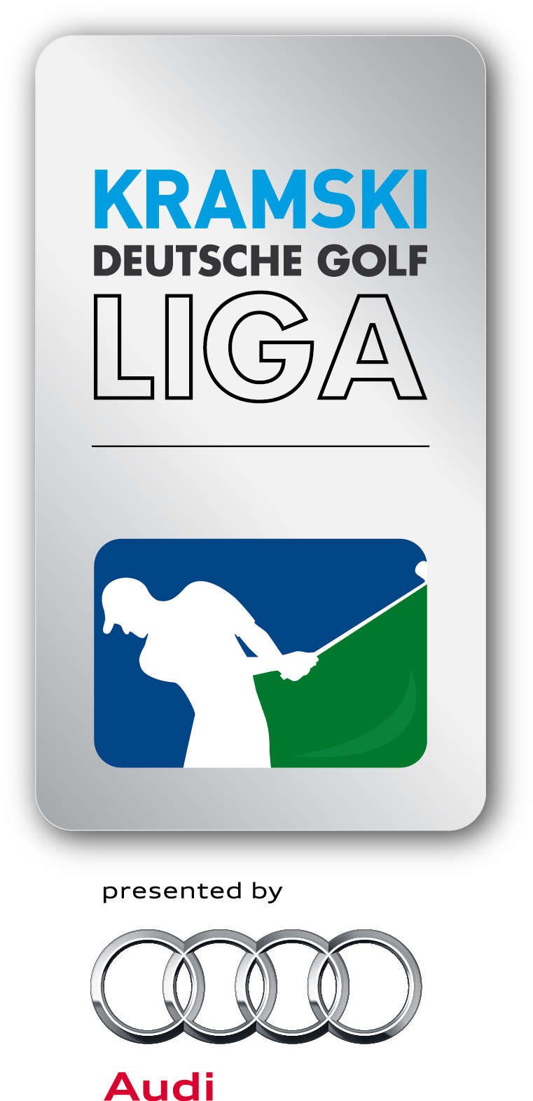 Logo Kramski Dgl Presented By Audi - Deutsche Golf Liga (775x1577), Png Download