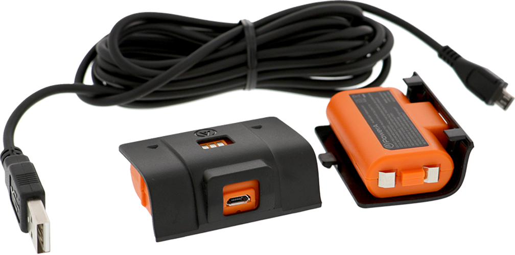 1 - Power A Play Charge Kit For Xbox One (1008x500), Png Download