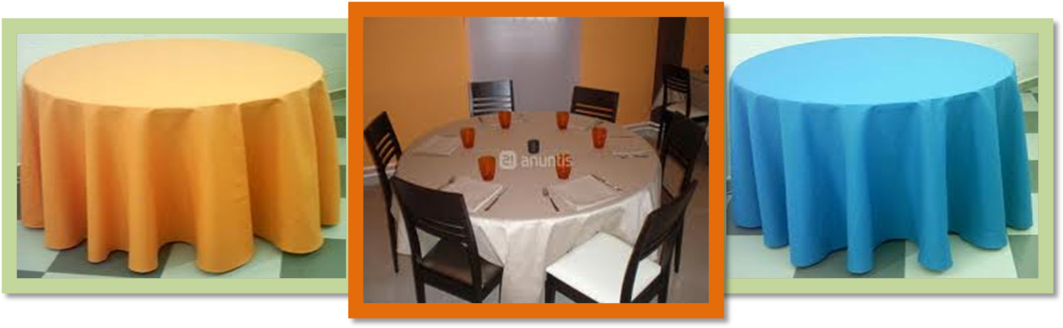 Manteles Redondos - Kitchen & Dining Room Table (1494x465), Png Download