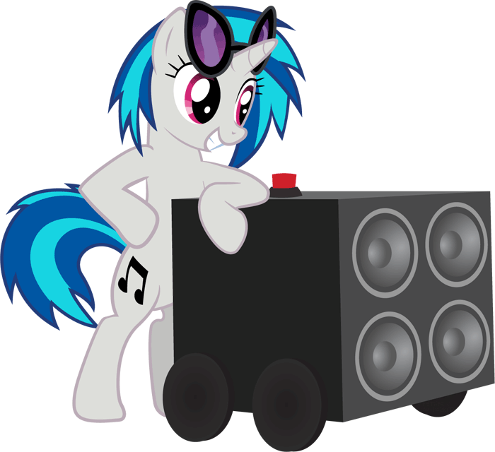 Vinyl Scratch/russgamemaster - My Little Pony Vinyl Scratch Png (700x640), Png Download
